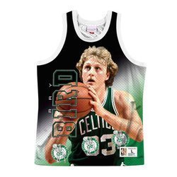 Mitchell & Ness NBA Behind The Back Tank Boston Celtics - Larry Bird - MSTKMI19002-BCEWHITLBI