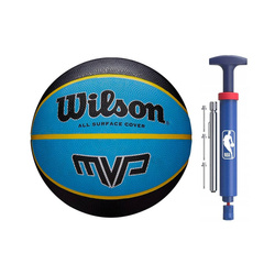 Set to Basketball Wilson MVP 295 Outdoor Ball + Wilson NBA Ball Pump