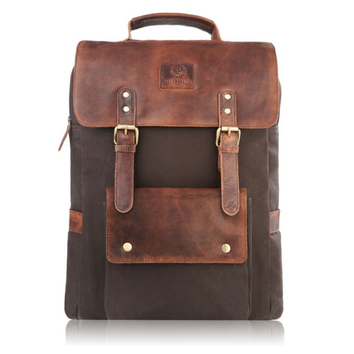  Paolo Peruzzi Vintage Backpack - SI-03-BR