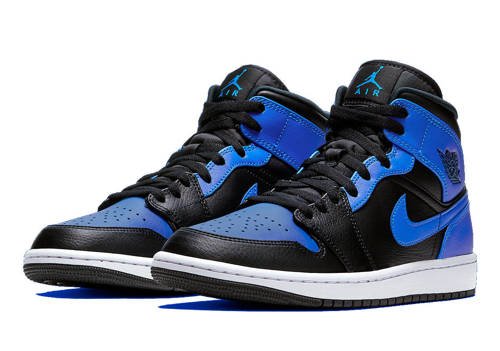 Air Jordan 1 Mid Royal - 554724-077