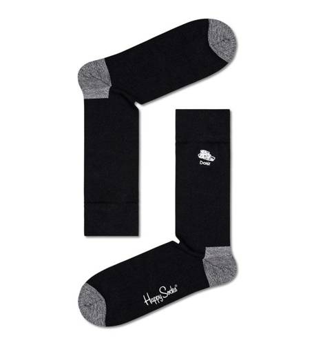 Gift box Happy Socks 4-pak Black and white - XBWI09-9100