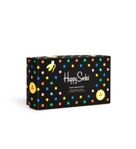 Giftbox Happy Socks 3-pak Classic - XCSG08-9300