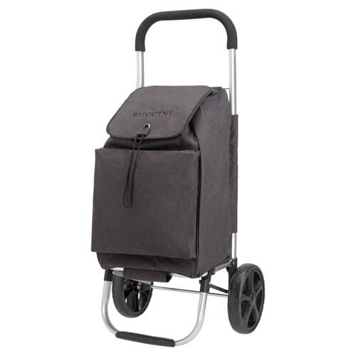 PUCCINI Soho 46L Black Shopping Trolley / Bag - WD2302-1