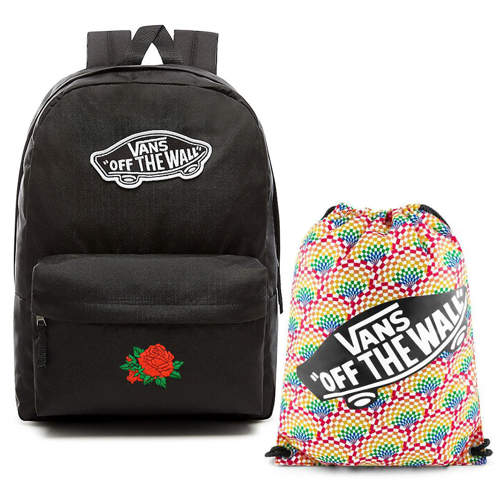 VANS Realm Backpack | VN0A3UI6BLK + Benched Bag