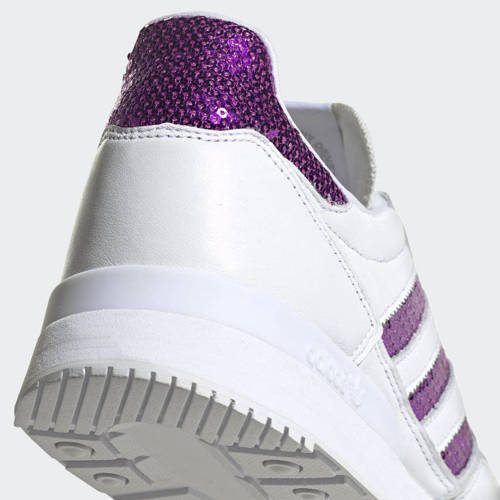 Women's Shoes Adidas Originals ZX 500 Cloud White/Shock Purple - G55663