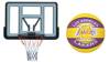 Basketball set Spartan Wall Mounted Backboard + Spalding LAL Ball