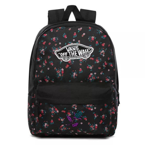Vans Realm Beauty Floral Black Batoh Custom Rose - VN0A3UI6ZX3