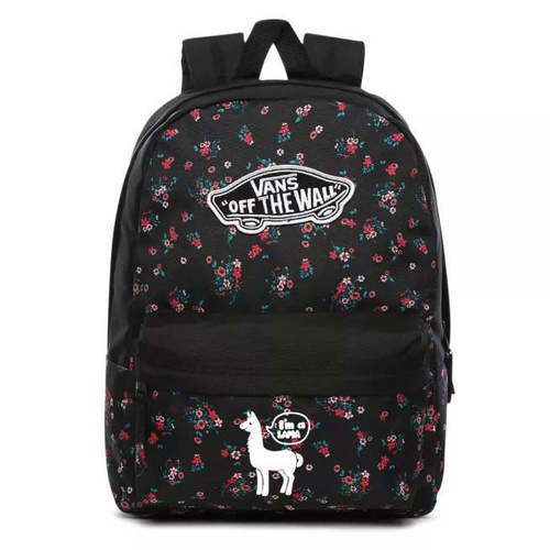 Vans Realm Beauty Floral Black Batoh Custom Lama - VN0A3UI6ZX3