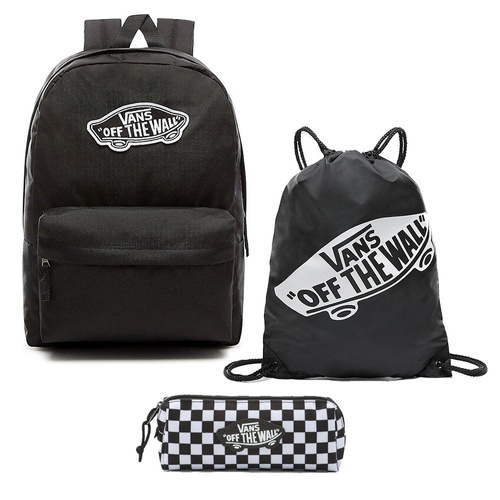 Set VANS Realm VN0A3UI6BLK + VANS Benched Bag + Vans OTW Pencil Pouch