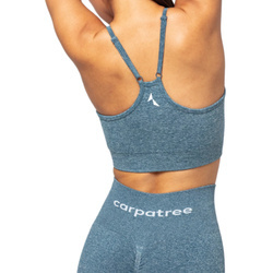 Sportovní Podprsenka CARPATREE Allure Fitness Bezešvá Modrá