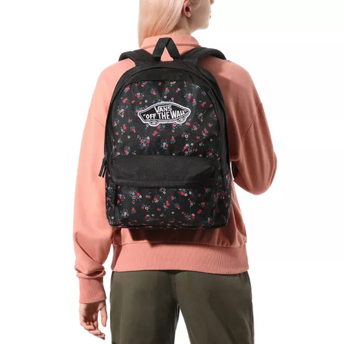 Vans Realm Beauty Floral Black Batoh Custom Rose - VN0A3UI6ZX3