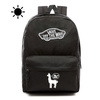 VANS Realm Backpack black VN0A3UI6BLK + Custom Lumi Lama