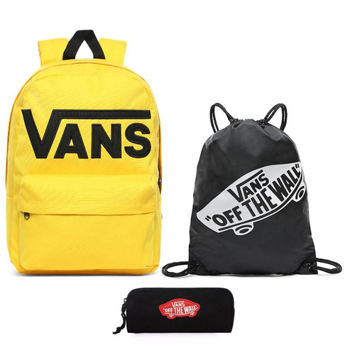 Vans Old Skool III Lemon Chrome Batoh + Benched Bag + Pencil Pouch