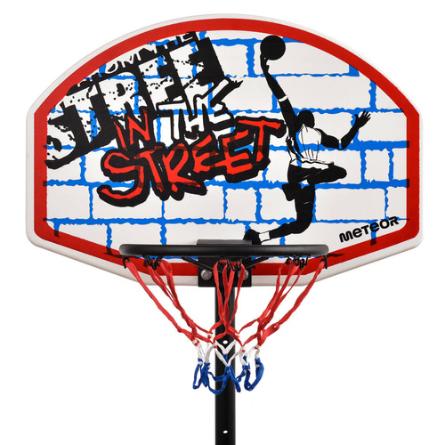 Basketball set Backboard for basketball METEOR Street portable mobile basket - 10135