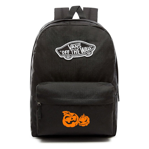 VANS REALM Batoh - VN0A3UI6BLK - Custom Halloween Pumpkins