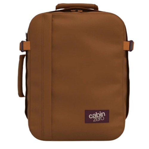 Travel backpack Cabin Zero Classic Tech 28L Cinnamon hand luggage for the plane - CZ332421