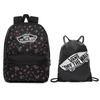 Vans Realm Beauty Floral Black Batoh - VN0A3UI6ZX3 + Benched Bag
