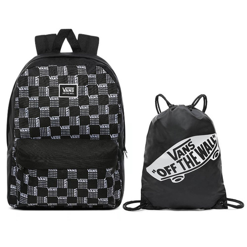 Vans Realm Word Check Batoh - VN0A3UI7ZM0 + Benched Bag