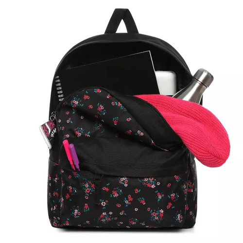 Vans Realm Beauty Floral Black Batoh - VN0A3UI6ZX3 + Pencil Pouch