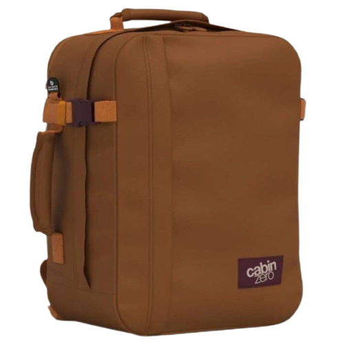 Travel backpack Cabin Zero Classic Tech 28L Cinnamon hand luggage for the plane - CZ332421