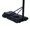 Portable Basketball Set Backboard Rim Net and Stand + Wilson NBA Authentic Series Ball Size 7