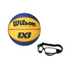 Set of Wilson Replica Official 3x3 FIBA Basketball + Dribble Specs No Look Basketball Eye Glass Goggles