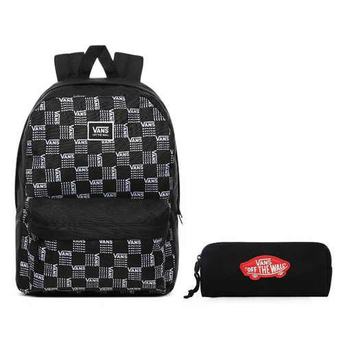 Vans Realm Word Check Batoh - VN0A3UI7ZM0 + Pencil Pouch