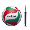 Set Molten FIVB Standard Volleyball V5M1500 + ADAR Blue Ball Pump 122503