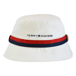 Tommy Hilfiger Established Tape Bucket White Hat - AM0AM08271-YBI
