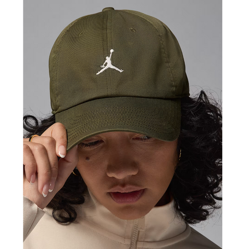 Air Jordan Club Jumpman Strapback Cap Olive/Sail - HQ1963-222