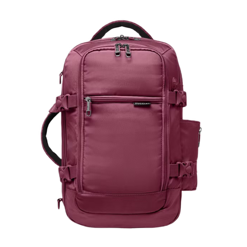 Airplane cabin backpack Puccini RFID Easy Pack Collection 18L Burgundy - PM90171-3B