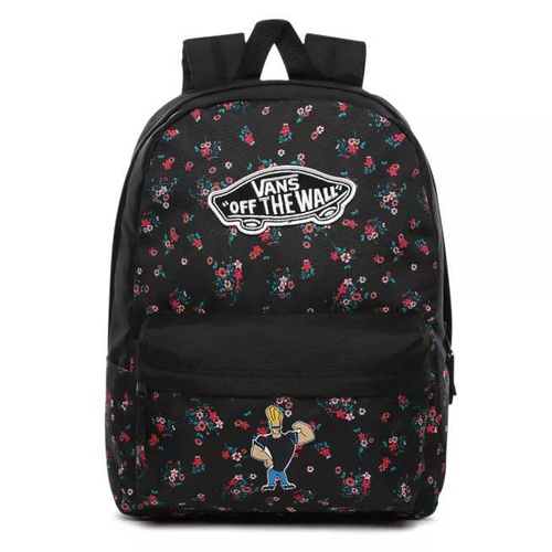 Vans Realm Beauty Floral Black Batoh Custom Johnny - VN0A3UI6ZX3