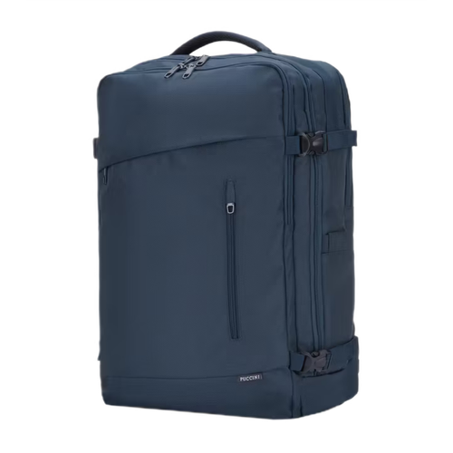 Puccini Easy Pack Collection Cabin Travel Backpack for airplanes 40L Navy Blue - PM9028-7A