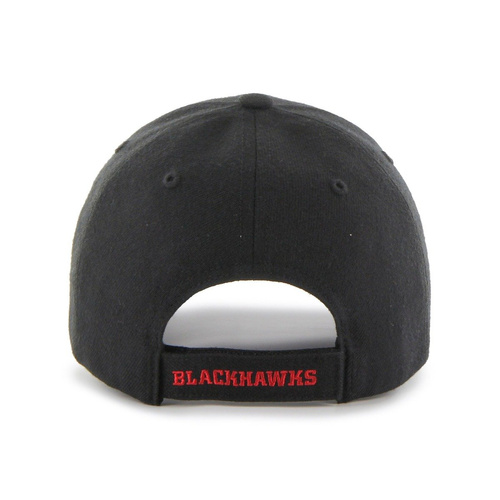 47 Brand NHL Chicago Blackhawks MVP Snapback- H-MVP04WBV-BKA