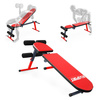 Gym adjustable bench for abdominal exercises foldable, incline K-SPORT -  KSSL024