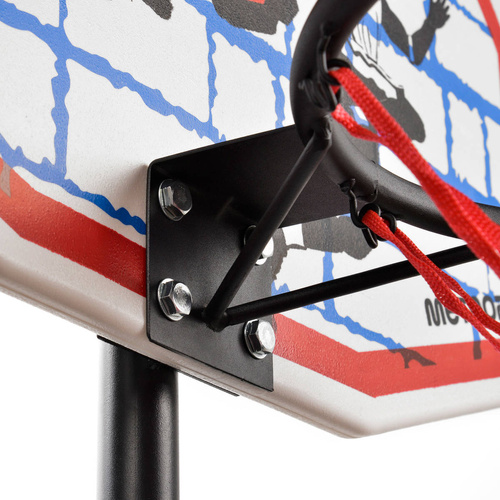 Basketball set Backboard for basketball METEOR Street portable mobile basket - 10135