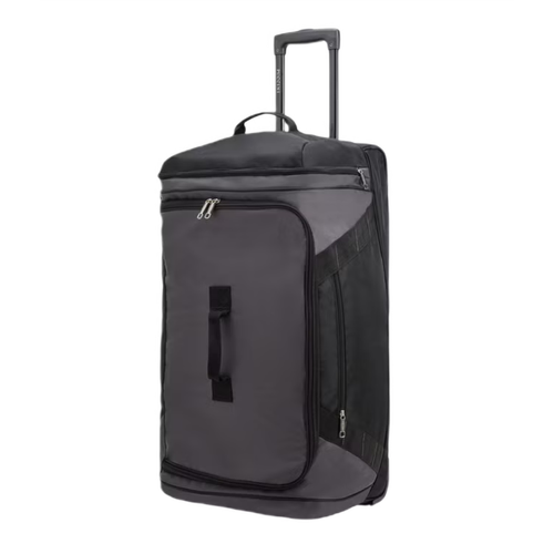 Travel bag on wheels PUCCINI gray with frame large suitcase 114L - DM40315L-4