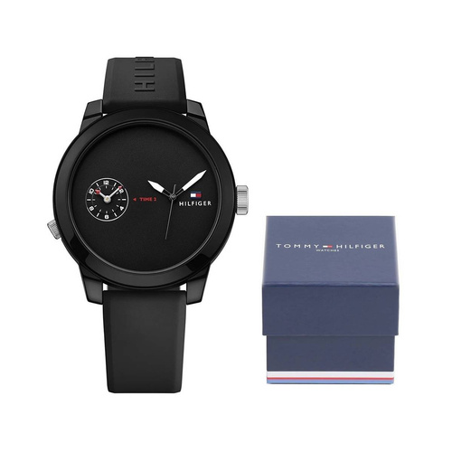 Tommy Hilfiger Casual Steel Denim Black Watch - 1791326