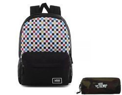 Vans Glitter Check Realm Batoh - VN0A48HGUX9 + Pancil Pouch