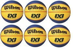 Wilson Replica RBR Official 3x3Fiba Basketball Game Batoh - 6 pieces