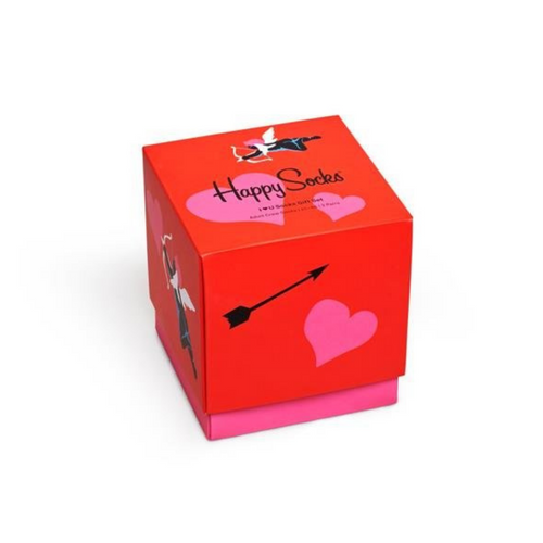 Happy Socks 3-pak I Love You Ponožky - XLOV08-4400